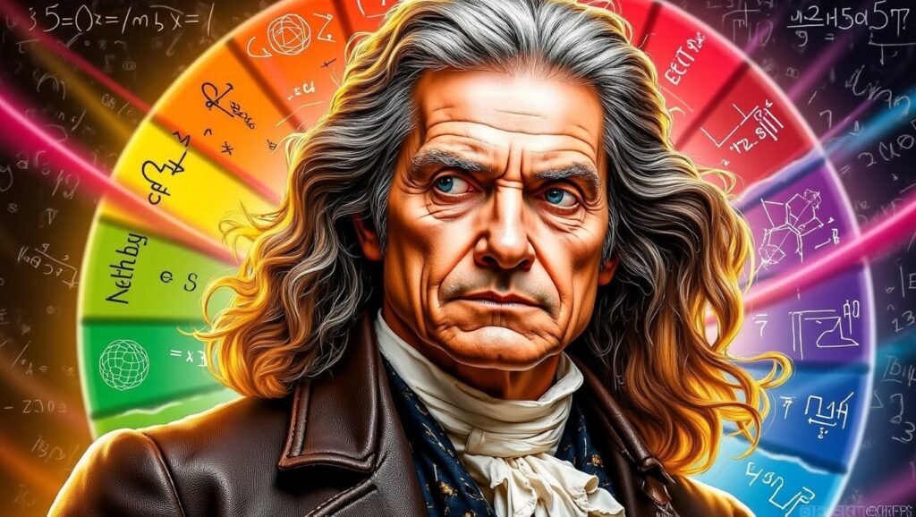 Isaac-Newton-Criador-do-Circulo-Cromatico