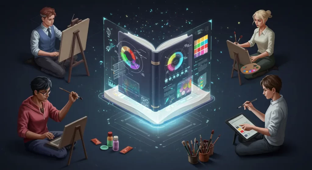 Como Funciona o E-book Mundo das Cores