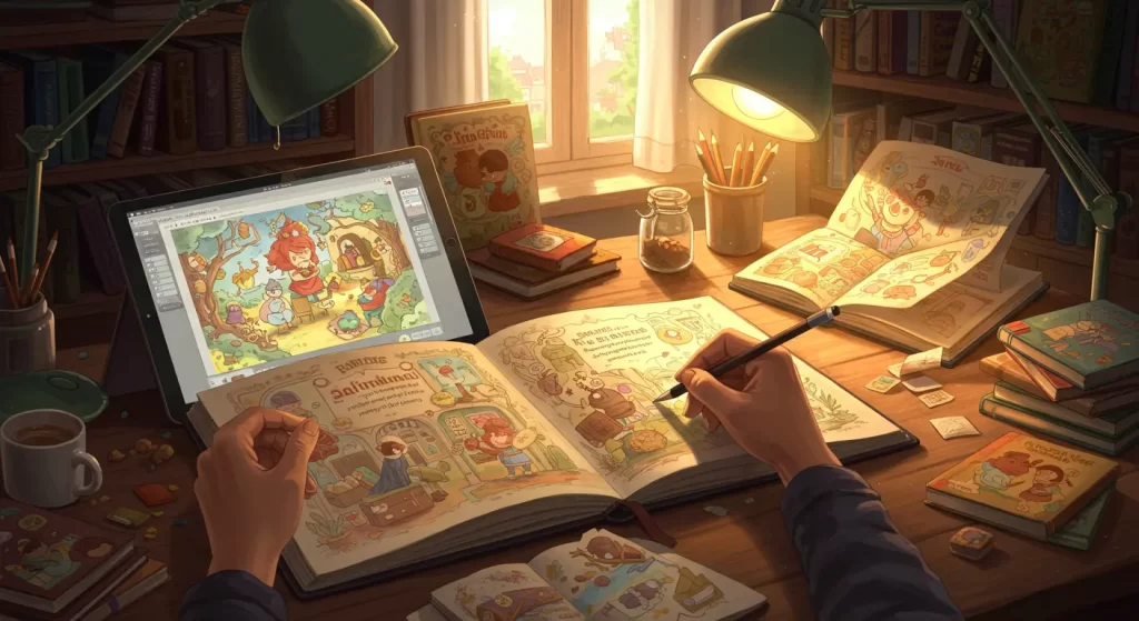 4- Ilustrações para Livros